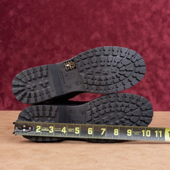 Chelsea Crew Wmn Shadow Black Leather festival Platform Boots 7.5US EUR38 - Picture 5 of 8